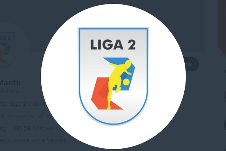 Logo Liga 2 Indonesia 2021/2022. (Foto: Twitter)