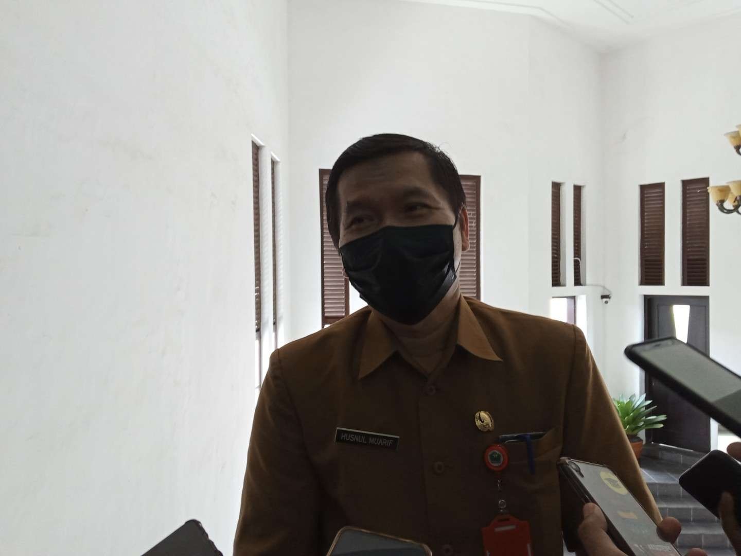 Kepala Dinas Kesehatan (Dinkes) Kota Malang, dokter Husnul Mu'arif saat berada di Balaikota Malang (Foto: Lalu Theo/ngopibareng.id)