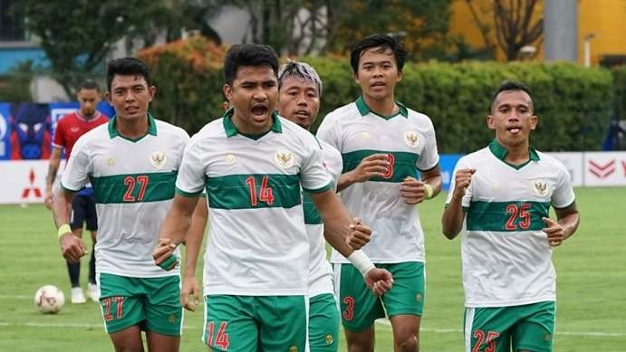 Asnawi Mangkualam berhasil membawa Indonesia ke final Piala AFF 2020 setelah kalahkan Singapura 4-2 di leg kedua semifinal. (Foto: PSSI)
