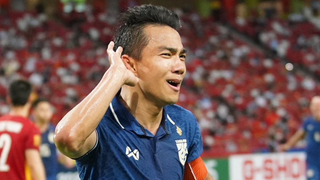 Pencetak satu gol ke gawang Indonesia di leg pertama final Piala AFF 2020, Chanatip Songkrasin. (Foto: Istimewa)
