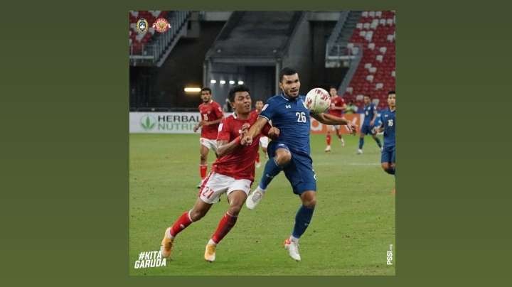 Laga Final AFF Cup antara Indonesia versus Thailand. (Instagram: @pssi)