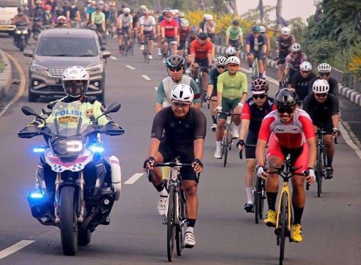 PNS End year Ride 2021 diikuti 110 cyclist. (Foto: Istimewa)