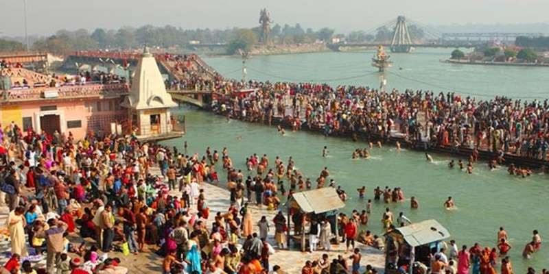 Festival keagamaan Gangasagar Mela akan tetap digelar di tengah ancaman omicron. (Foto: Istimewa)
