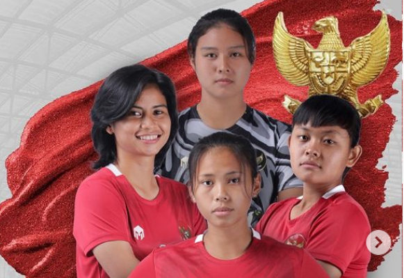 Skuad Timnas Piala Asia Wanita 2022 telah diumumkan. Timnas berisi 23 atlet yang akan membela Merah Putih di India. (Foto: Instagram)