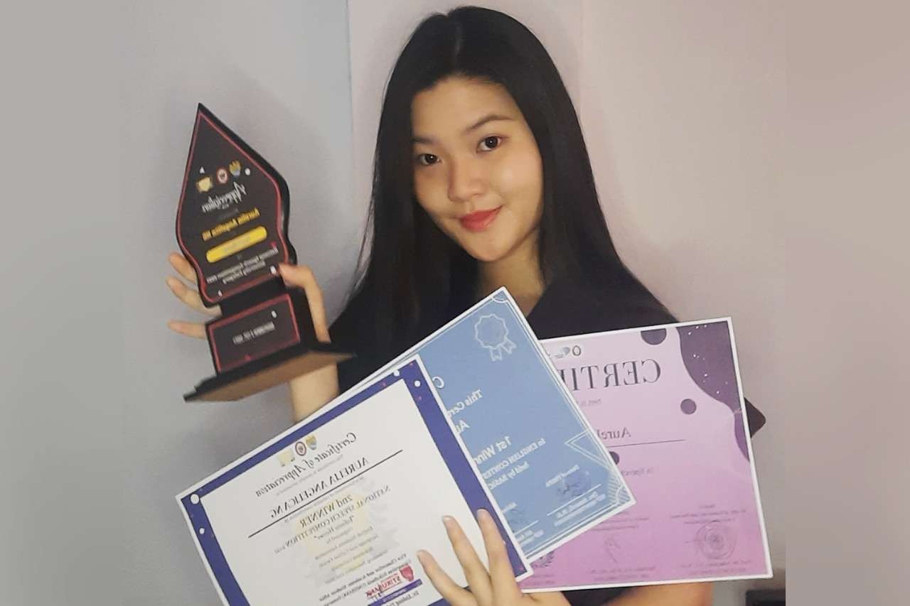 Aurelia Angelica berhasil meraih empat prestasi dalam ajang Speech Contest bertaraf nasional maupun internasional(Foto: Istimewa)