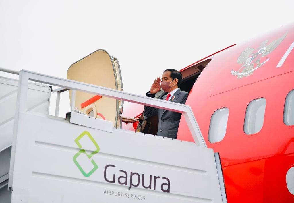 Presiden Joko Widodo menuju Bandung. (Foto : Setpres)