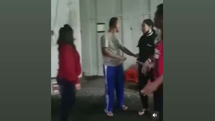 Tangkapan video dugaan perselingkuhan anggota polisi di Kota Malang. (Foto: Instagram @infomalangraya)