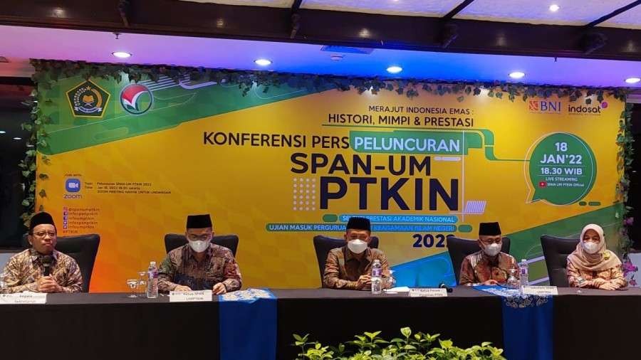 Konferensi Pers Rilis SPAN-UM PTKIN 2022. (Foto: Kemenag)