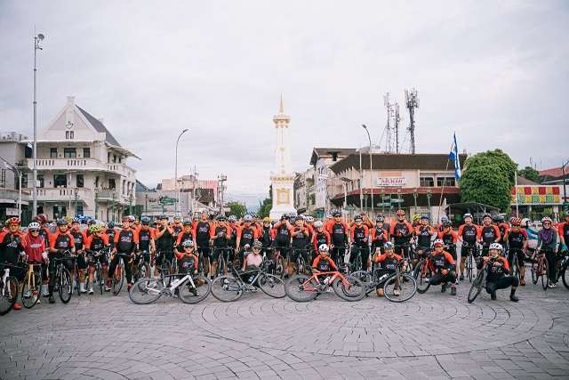 KRBK launching jersey 2022 di Yogyakarta diikuti 165 cyclist. (Foto: Istimewa)