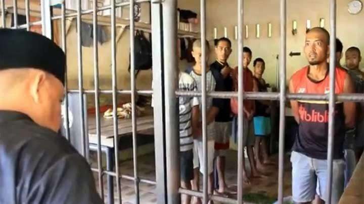 Penjara manusia yang ditemukan di rumah Bupati Langkat. (Foto: Ant)