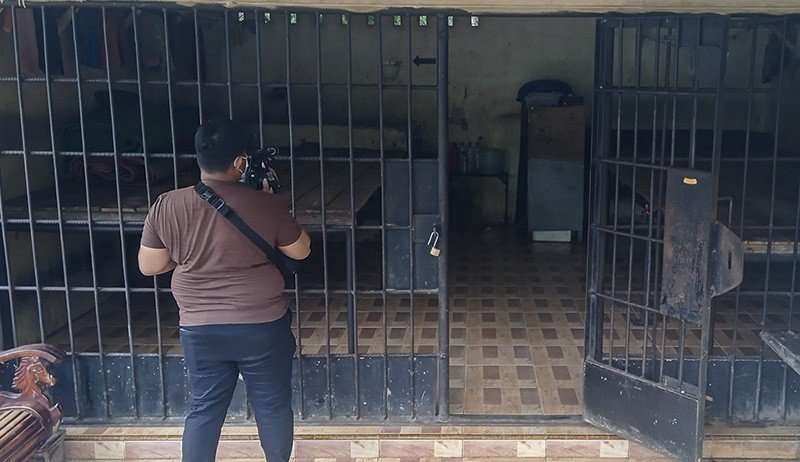 Kerangkeng manusia di rumah Bupati Langkat ini penahanan ilegal. (Foto: Ant)