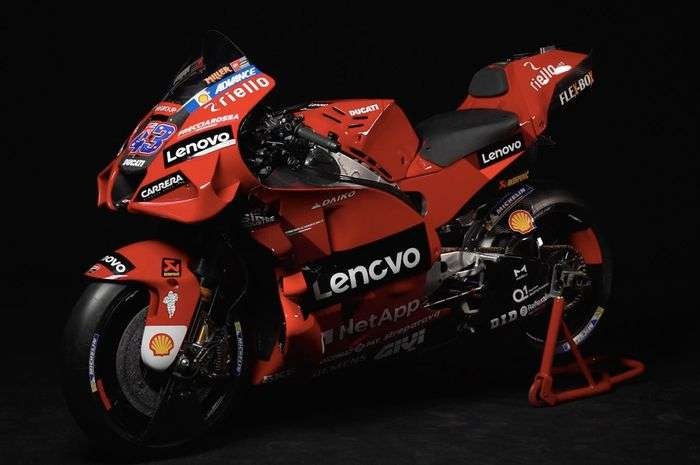 Ducati Lenovo 2022 warna baru dengan merah yang lebih gelap. (Foto: Istimewa)