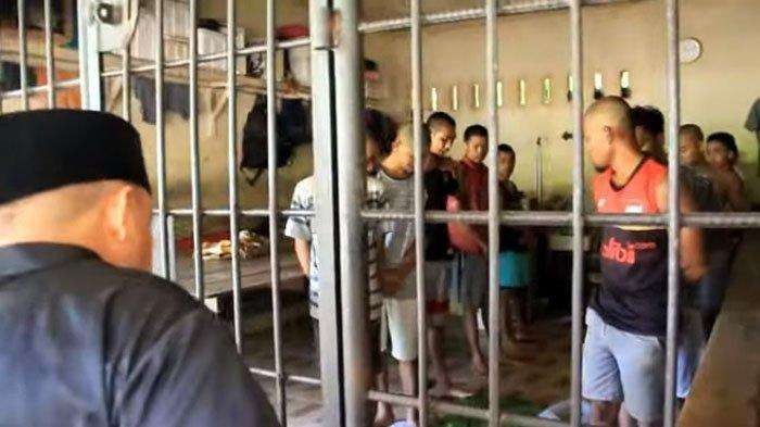 Penjara manusia di kediaman Bupati Langkat nonaktif. (Foto: Ant)