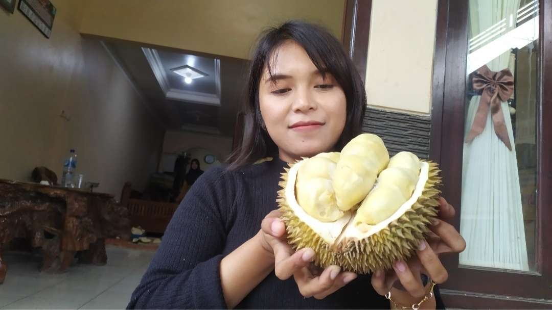 Durian Kampung Duyung, Kecamatan Trawas, Mojokerto.(Deni Lukmantara/Ngopibareng)