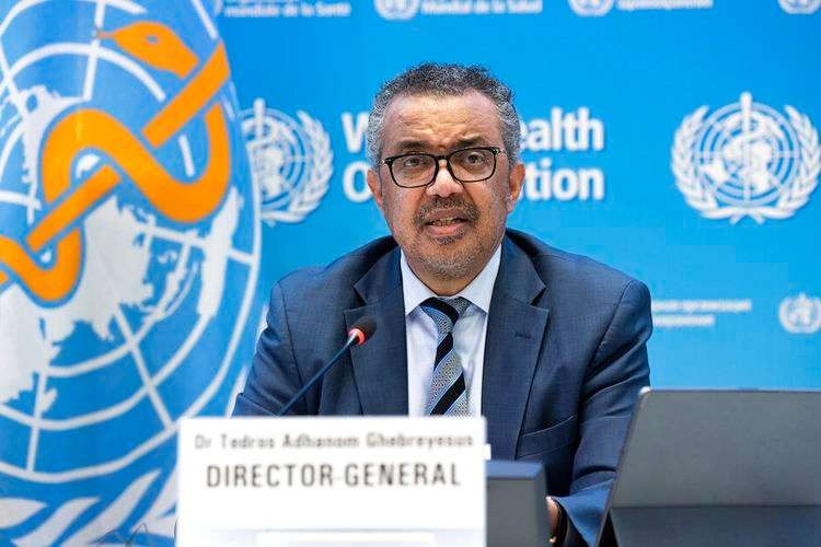Tedros Adhanom Ghebreyesus, Direktur Jenderal Organisasi Kesehatan Dunia (WHO), menghadiri konferensi pers di Jenewa, Swiss, 20 Desember 2021. (Fotyo: Reuters)