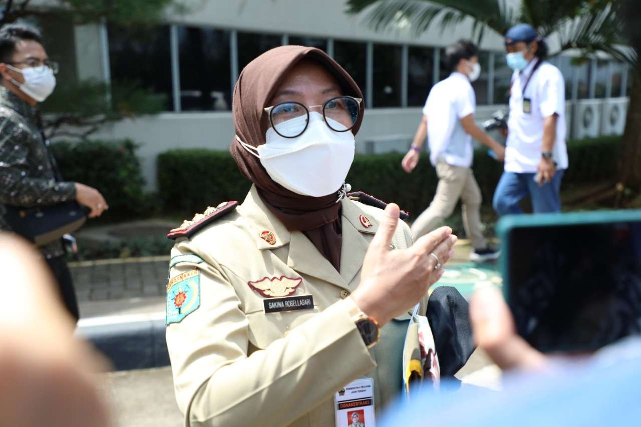 Kepala Disnakertrans Jateng Sakina Rosellasari mengatakan, sebelum memasuki Jawa Tengah ratusan PMI telah melalui mekanisme karantina. (Foto: Dok Jateng)
