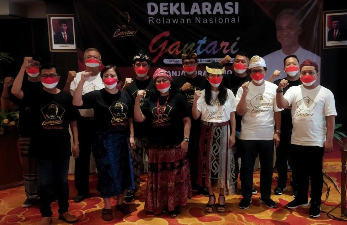 Deklarasi relawan nasional Ganjar Pranowo di Surabaya. (Foto: Istimewa)