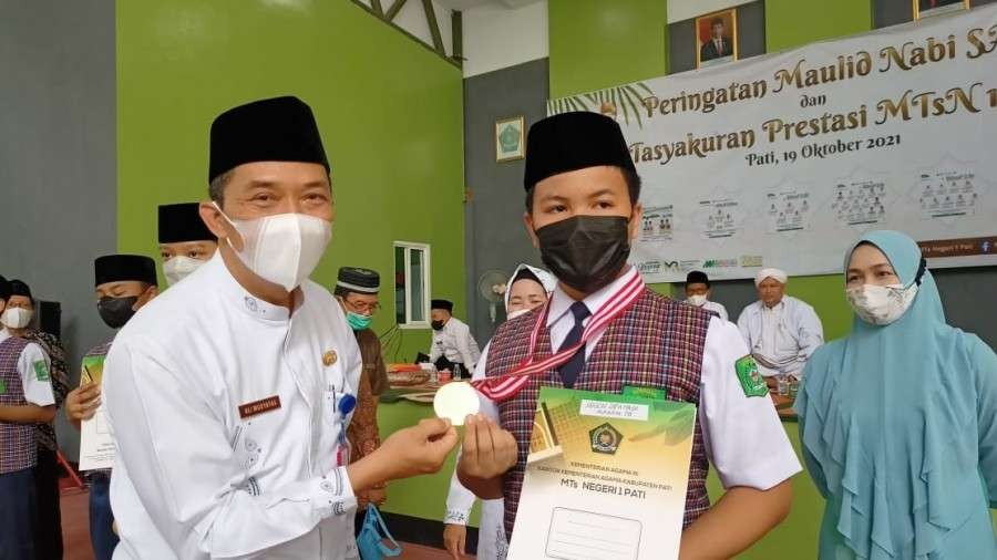 Prestasi siswa MTsN 1 Pati, Jawa Tengah. (Foto:Kemenag)