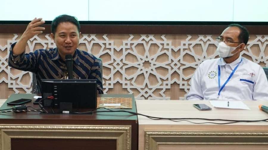 Dirjen PHU Hilman Latief bicara pada Forum Rakernas Jaringan Wisata Muhammadiyah di Yogyakarta. (Foto: Kemenag)