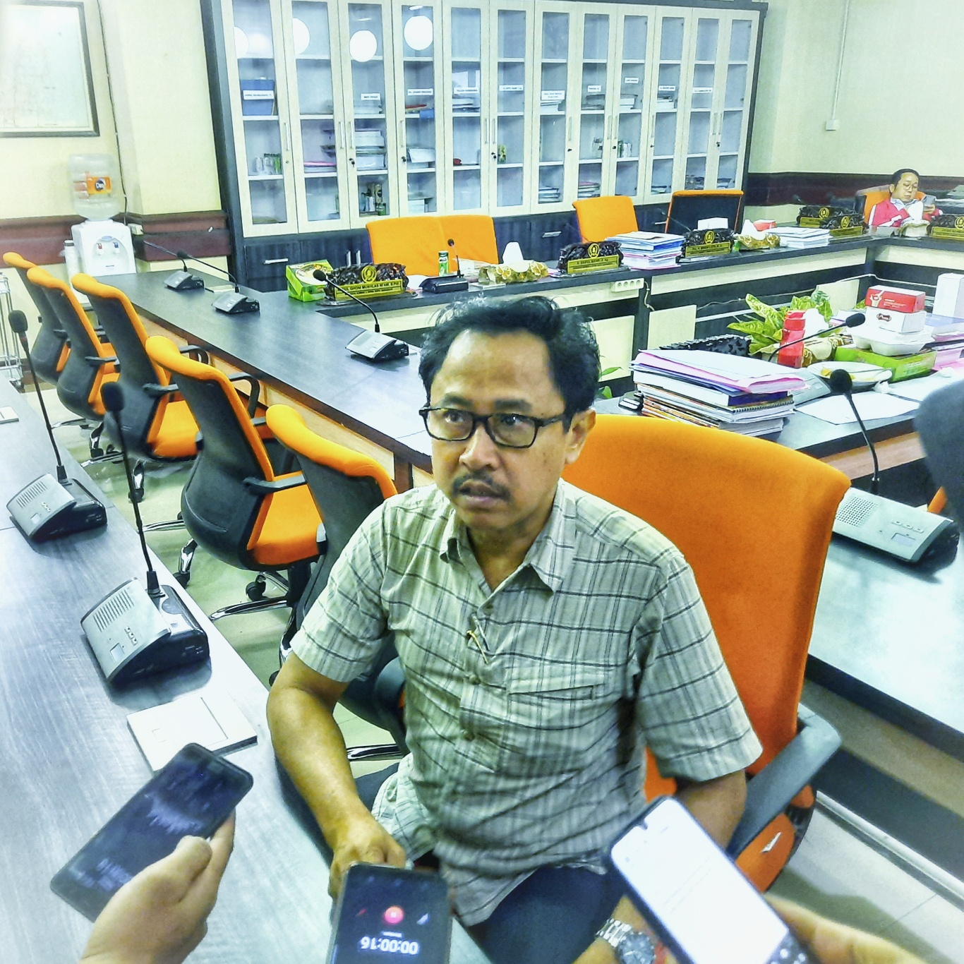 Ketua Komisi C DPRD Surabaya Baktiono. (Foto: Alief Sambogo/Ngopibareng.id)