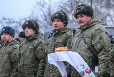 Pasukan Rusia di Ukraina, menjelang perang. (Foto: Istimewa)