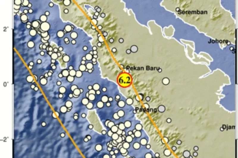 Gempa Magnitudo 6,2 guncang Pasaman Barat. (Foto: BMKG)