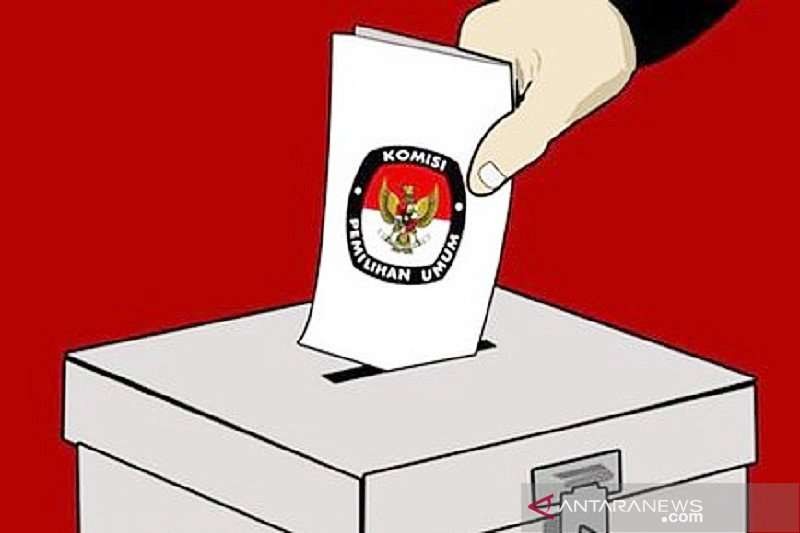 Ilustrasi kotak suara pemilu. (Ilustrasi: Antara)