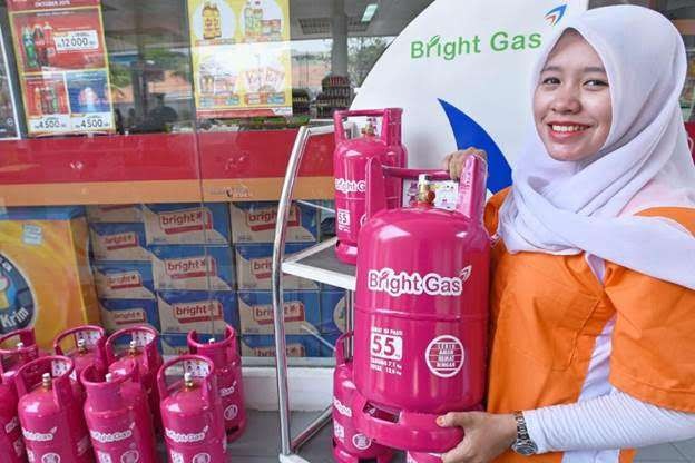 Bright Gas akan mengalami penyesuaian harga menyusul peningkatan harga Contract Price Aramco (CPA) (Pertamina / Ngopibareng.id)   