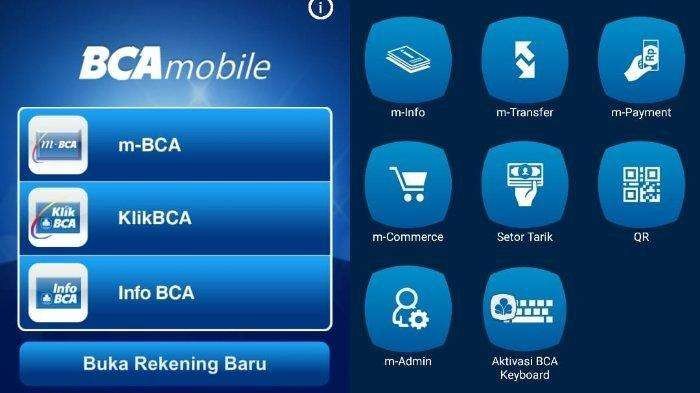 M-banking BCA. (Foto: Istimewa)