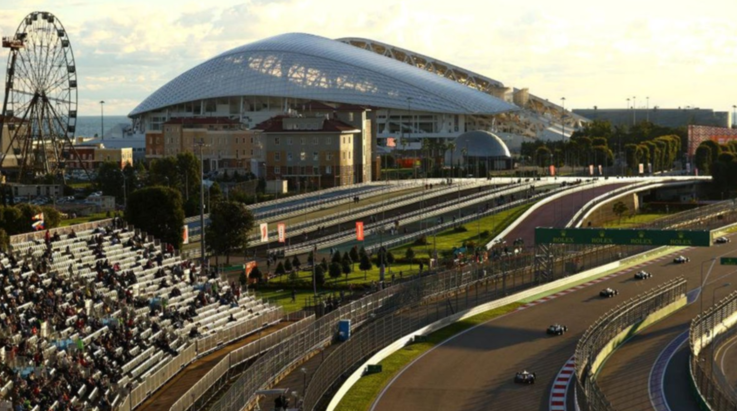 Sirkuit Sochi di Rusia akan tidak dipakai pada balapan F1 tahun 2022. (Foto: Reuters)