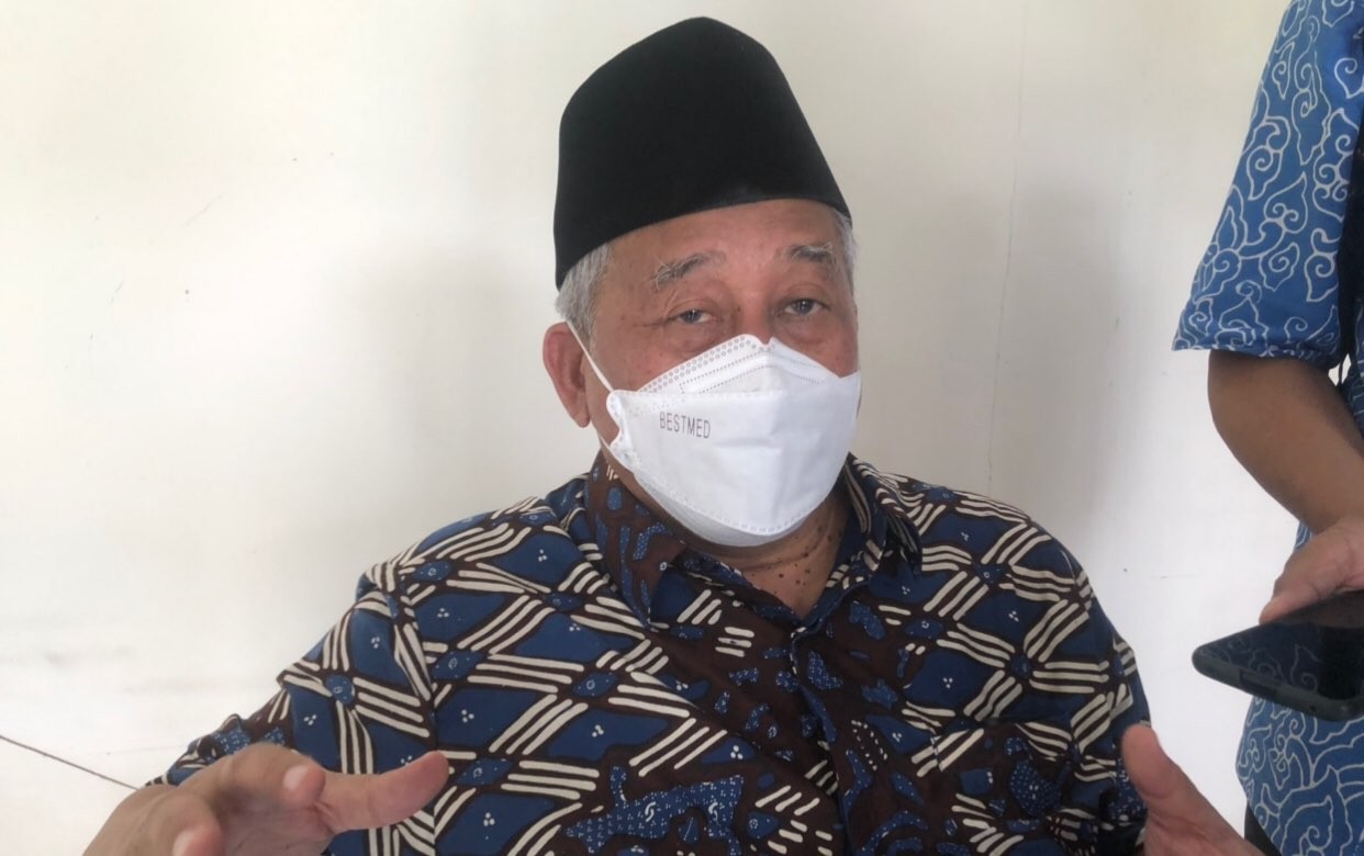 Ketua Dewan Pers, Mohammad Nuh saat menghadiri acara di RSI A. Yani Surabaya, Jumat 4 Maret 2022. (Foto: Andhi Dwi/Ngopibareng.id)