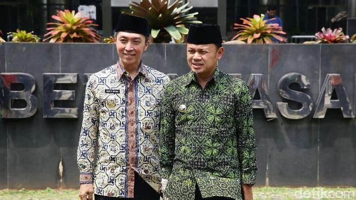 Walikota Bogor, Bima Arya bersama wakilnya, Dedie A. Rachim. (Foto: Istimewa)