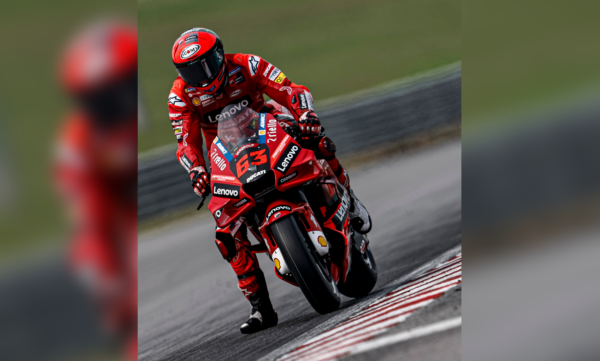 Francesco Bagnaia (Ducati Lenovo Team) mengeluhkan performa Desmosedici GP22 hybrid-nya.