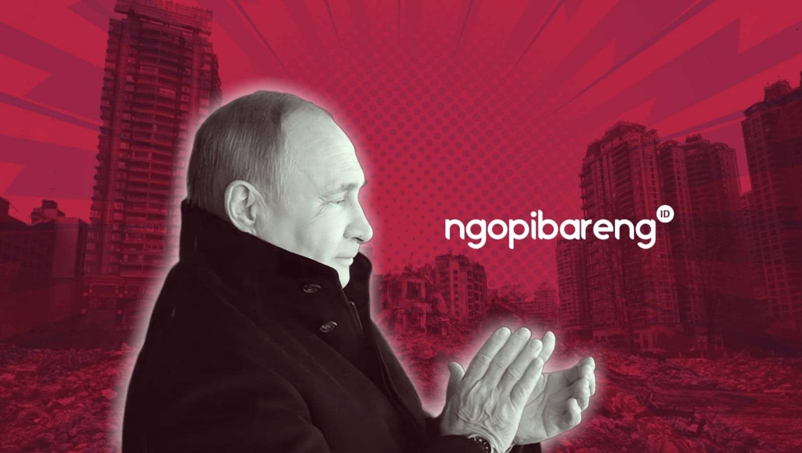 Ilustrasi Presiden Rusia Vladimir Putin. (Grafis: Fa Vidhi/Ngopibareng.id)