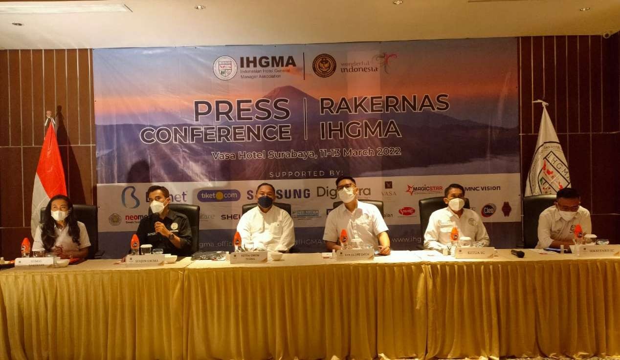 Jumpa pres yang dilakukan IHGMA yang menyatakan siap kolaborasi dengan PHMI. (Foto: Istimewa)