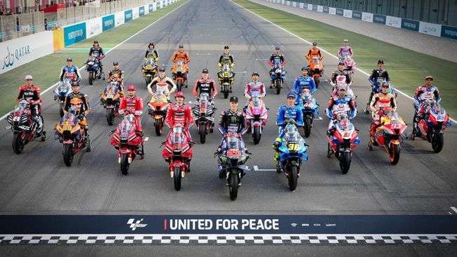 Ilustrasi pembalap MotoGP. (Foto: Twitte @motoGP)