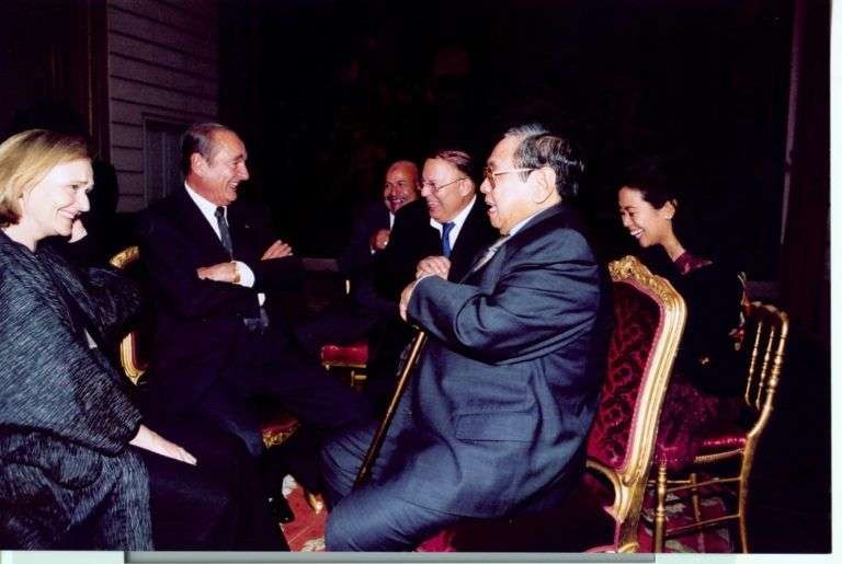 Gus Dur dan para pemimpin di luar negeri. (Foto: Gusdurian)