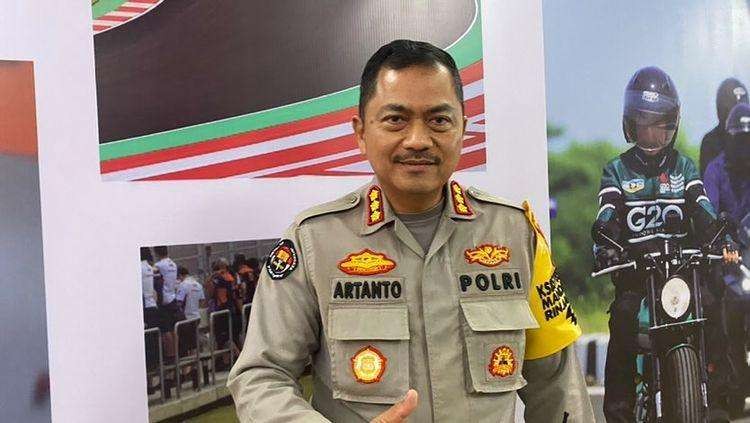 Kabid Humas Polda NTB, Kombes Pol Artanto saat ditemui di Media Center Indonesia Mandalika (Foto: Lalu Theo/ngopibareng.id)