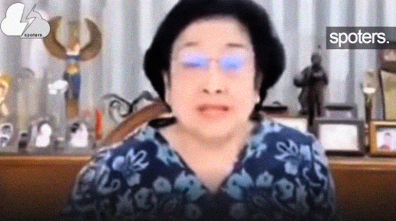 Tangkapan layar Megawati Soekarnoputri saat menyatakan keprihatinannya atas minyak goreng. (Foto: Instagram)
