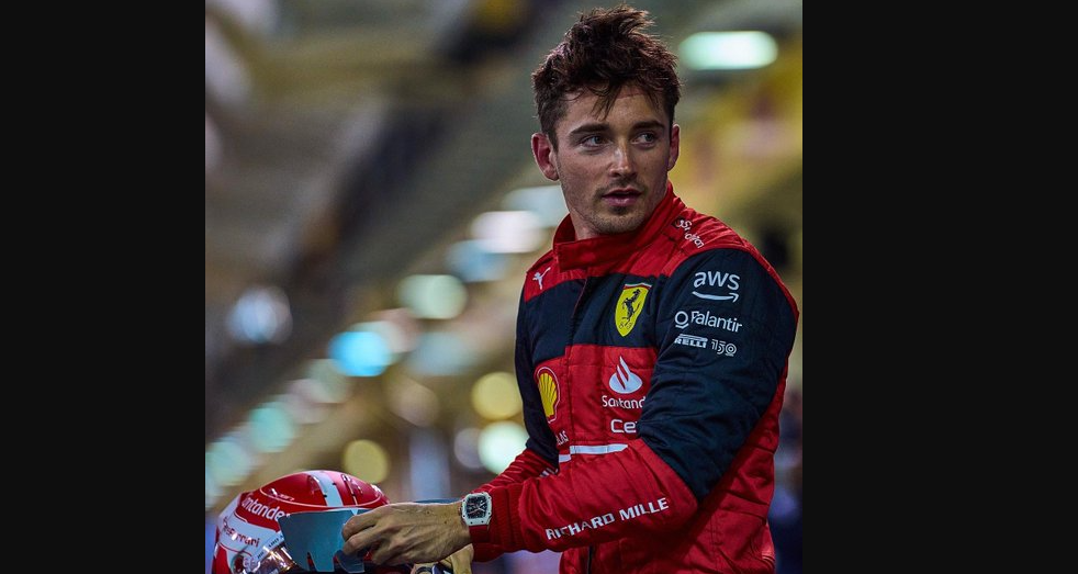 Pembalap Ferrari Charles Leclerc. (Foto: Twitter)