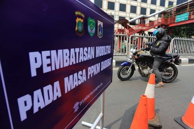 Pemerintah memperpanjang pelaksanaan PPKM Jawa-Bali selama dua pekan. (Foto: Ant)