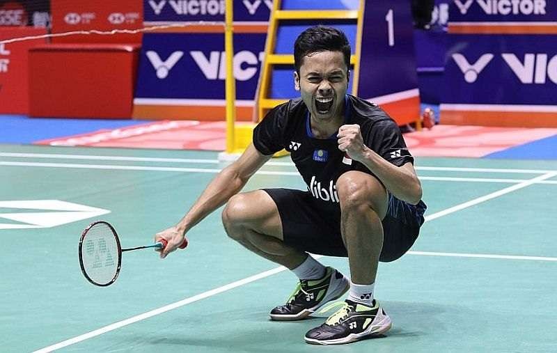Anthony Ginting lolos perempat final di Swiss Open 2022. (Foto: PBSI)