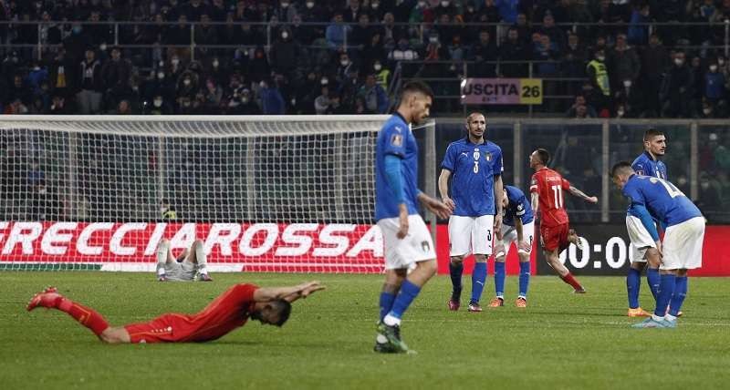 Juara Piala Eropa, Italia gagal lolos Piala Dunia 2022. (Foto: Retuers)