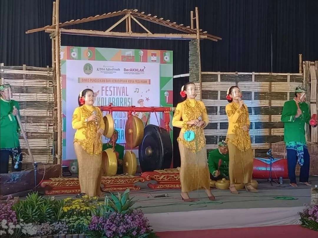 Festival kolaborasi musik tradisional dan lomba tari di Kota Pasuruan (Foto: Dok Dinas Kominfo Kota Pasuruan)