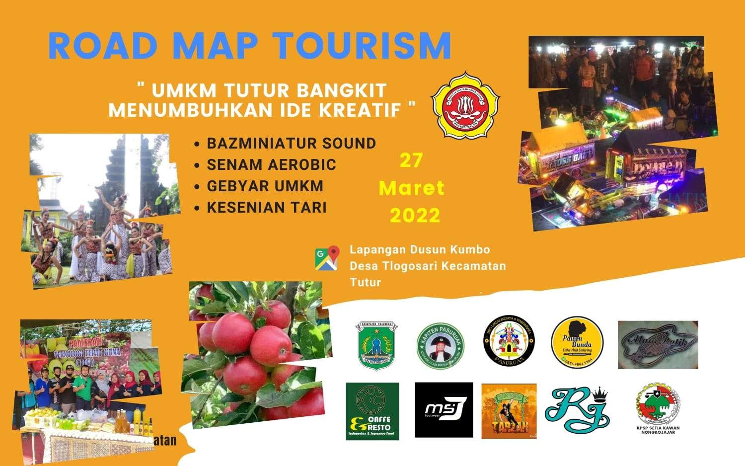 Agenda Road Map Tourism. (Grafis: Istimewa)