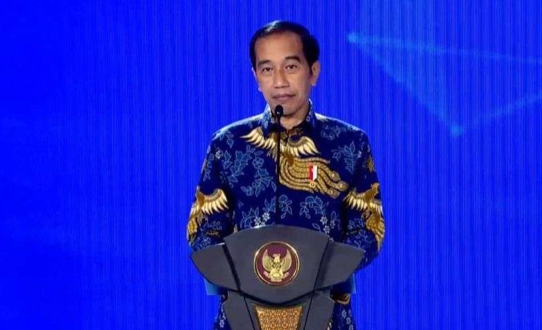 Presiden Jokowi meluapkan amarahnya saat memberikan pengarahan kepada menteri, kepala lembaga, kepala daerah, dan BUMN tentang aksi afirmasi bangga buatan Indonesia, Jumat 25 Maret 2022. (Foto: Biro Pers Setpres/Biro Pers)
