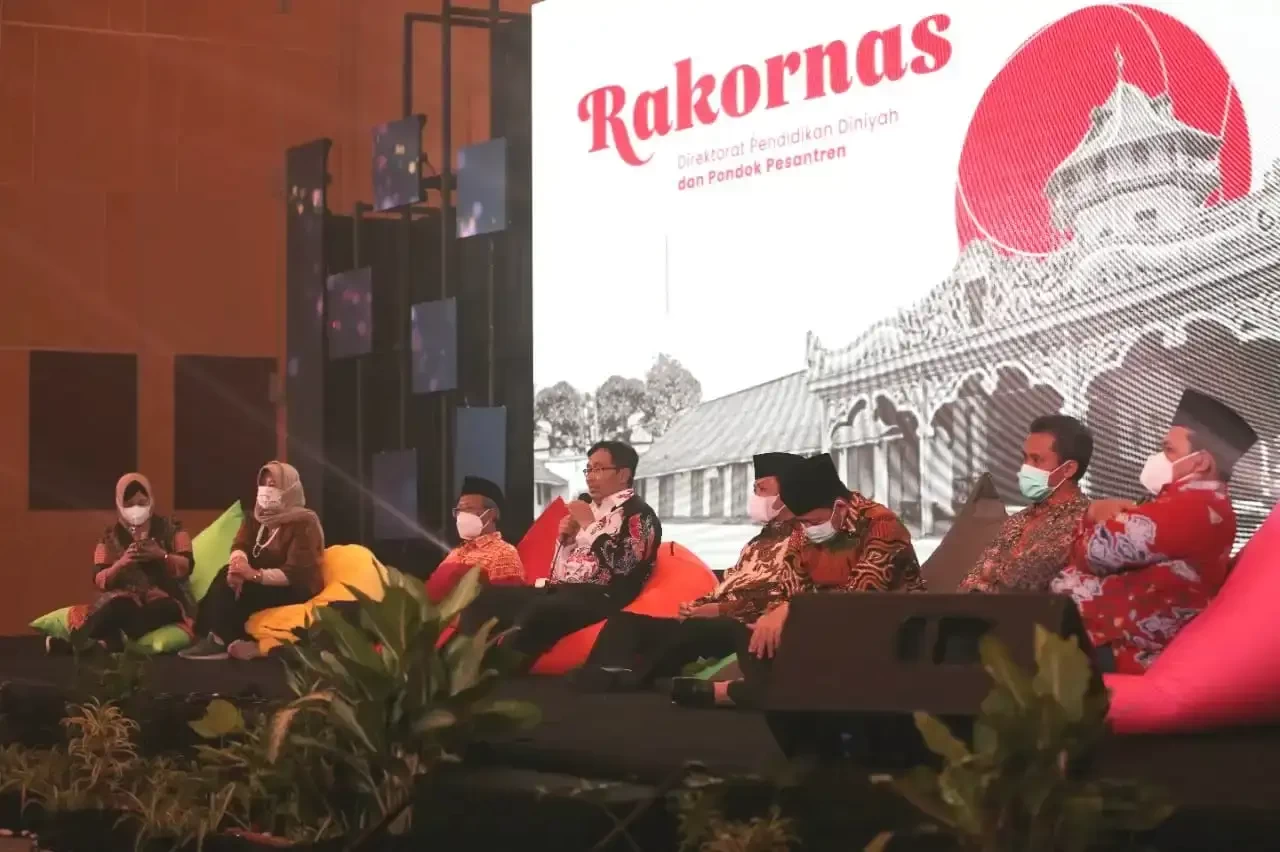 Direktorat Pendidikan Diniyah dan Pondok Pesantren menggelar Rapat Koordinasi Nasional (Rakornas) di Kota Surakarta, Jawa Tengah, 28 – 30 Maret 2021. (Foto: Kemenag)