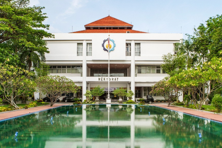 Gedung Rektorat Institut Teknologi Sepuluh Nopember (ITS) Surabaya.(Tangkap layar laman ITS)