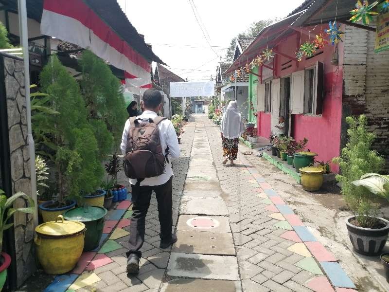 Kampung Rogoitan, Kelurahan Pohjentrek, Kecamatan Purworejo, Kota Pasuruan yang sekarang asri dan bersih (Laily /ngopibareng)