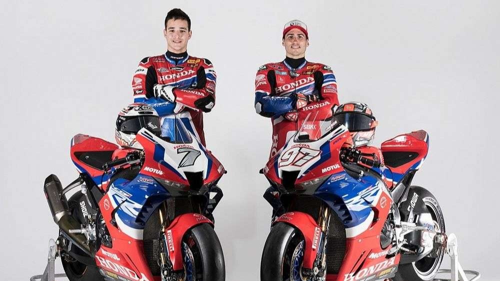Duet pembalap baru Honda di WSBK. Iker lecuona (kiri) dan Xavi Vierge (kanan).